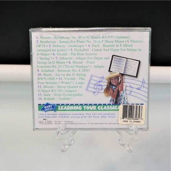Baby Scholar Learning Your Classical Music Audio CD Vintage 2003 St Clair Entert - Picture 2 of 5